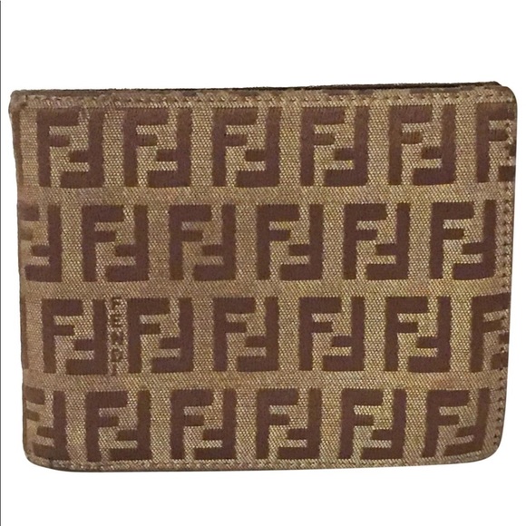 Fendi Other - Fendi zucca Monogram print bifold wallet